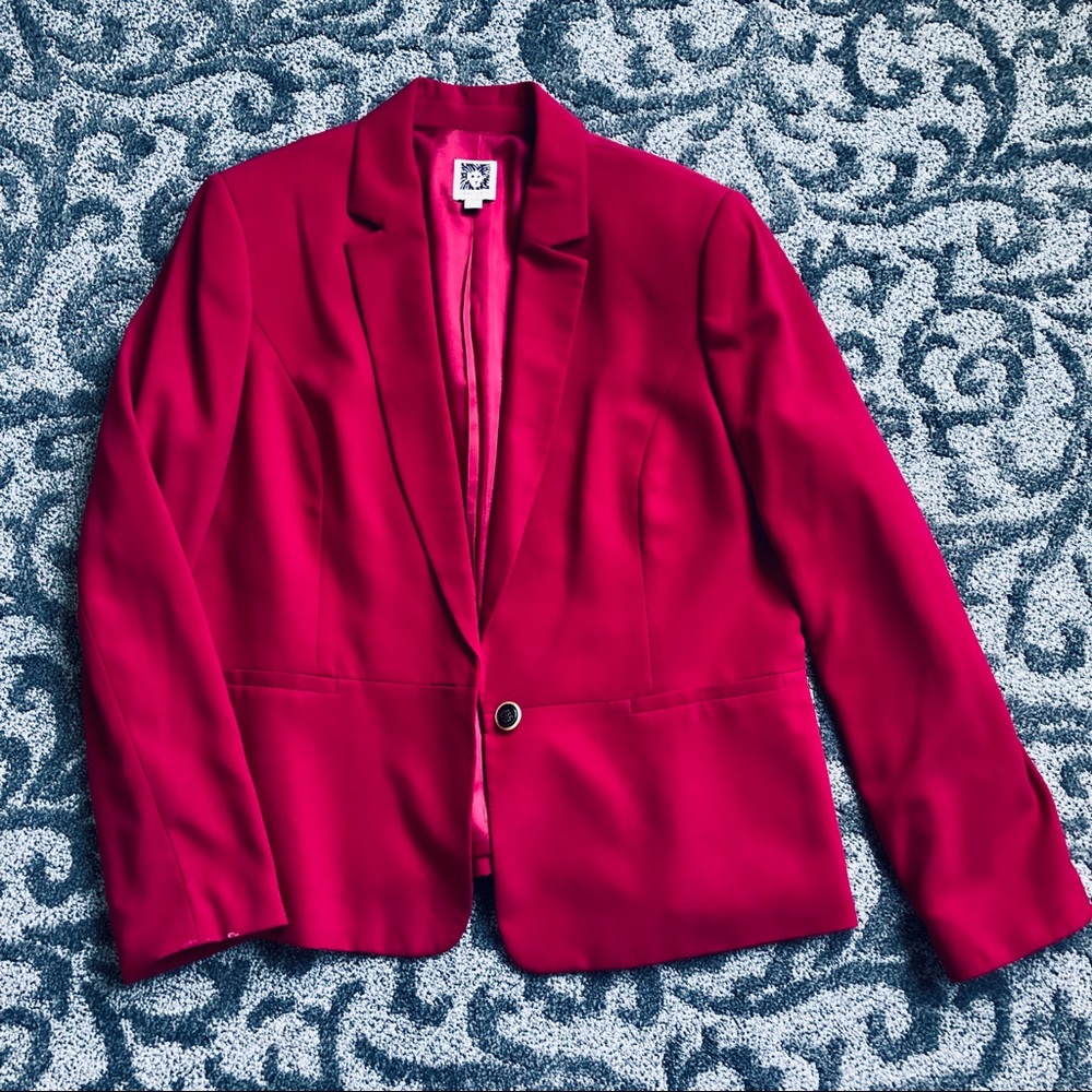 16 Anne Klein Suit Separates Statement Blazer